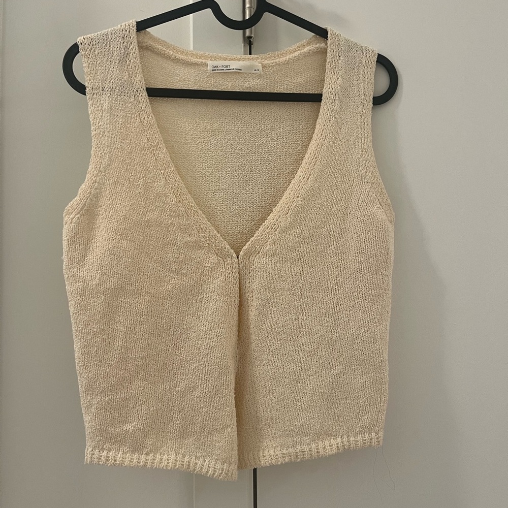 Oak + Fort knit Vest